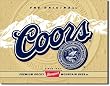 Coors Label Tin Sign 16"W x 12.5"H