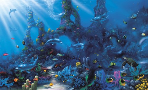 Dolphins' Paradise Wall Mural