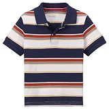 Toddler Boys' Cherokee Short-Sleeve Auto Stripe Polo - Deep Water