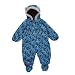 Waterproof, padded baby all-in-one snow suit for boys and girls. Keep your babies and toddlers warm and dry during cold and snow with this waterproof padded all-in-one suit.