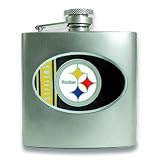 NFL Pittsburgh Steelers Stainless Steel Hip Flask 6oz