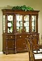 Yorkshire Collection Hardwood China Cabinet /Buffet Hutch