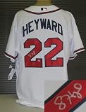 Jason Heyward Autographed/Hand Signed Authentic Atlanta Braves Jersey