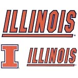 Illinois Fighting Illini Team Vinyl Stickers