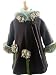 NWT Corky and Company Girls Winter Coat Brown Wooly Fringe Swing Wrap