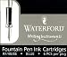 Office Products : Waterford Blue Fountain Pen Ink Cartridges - Pack of Six