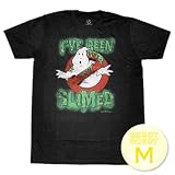 �������ȥХ������� ���饤��Tee/Ghostbusters Slimed Distressed T-Shirt Sheer �ǲ�T����� M���¹�͢����