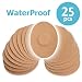 Fixic Patches 25 Pack for Enlite - Guardian â€“ Freestyle Libre â€“ Waterproof Adhesive Patches â€“ Best Fixation - Pre Cut â€“ TAN Color