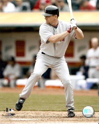 J.D. Drew Red Sox at Bat 8x10 Photo