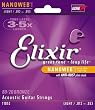 Elixir Light Nanoweb 80/20 Bronze Acoustic Guitar Strings