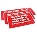 6 No Cash Refunds Display Signs Window Showcase Units 6 No Cash Refunds Display Signs Window Showcase Units