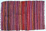 Produkt-Bild: Flickenteppich 100*160 cm / andere Heimtextilien/ Variante: Farbe: rot-bunt