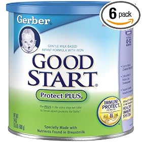 Gerber Good Start Protect PLUS, Powder, Case Pack 24-Ounce Can (Pack of 6)