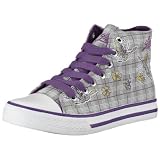 Lico Fly High 180075, M�dchen Sneaker, violett, (grau-lila), EU 31