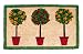 Potted Trees Door Mat Doormat