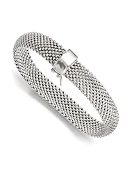 Leslies Sterling Silver Mesh Bracelet