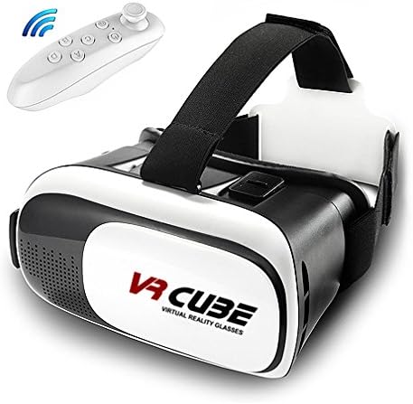 VR CUBE Virtual Reality Glasses Smart Phone Iphone With Wireless Remote