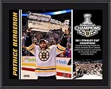 Patrice Bergeron Plaque | Details: Boston Bruins, 2011 Stanley Cup Champions, Sublimated, 10x13, NHL Plaque
