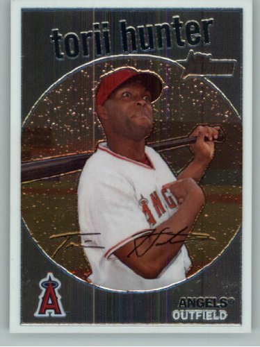 2008 Topps Heritage Chrome #33 Torii Hunter - Los Angeles Angels (Serial #d to 1959)(Baseball Cards)