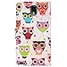 Bfun Packing Colorful Cartoon Owl Bird Wallet Leather Cover Case for Samsung Galaxy Note 3 N9000