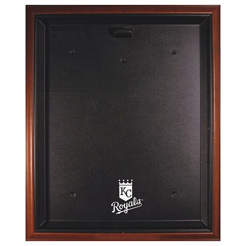 Mounted Memories Kansas City Royals Brown Framed Logo Jersey Case