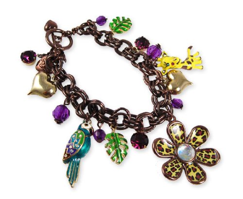 Betsey Johnson Jungle Fever Charm Bracelet