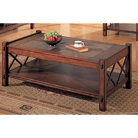 Slate Coffee Table By Coaster Furniture