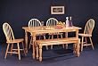 Solid Wood 6 Piece 60" Dining Table By Coaster Furniture
