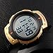 Gosasa LED Sports Military Men's Wristwatches 50m Waterproof Digital Casual Watch(Gold)