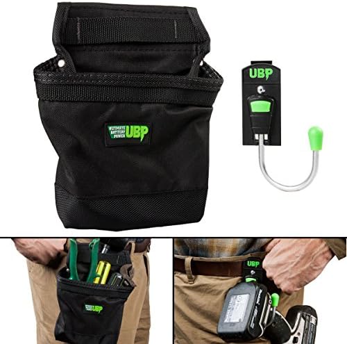 Ultimate Tool Pouch & Hook Battery Power Clip Belt Holds Drill Small Electrician