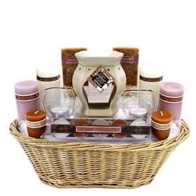 Home Fragrance Gift Basket - Includes Oil, Warmer, and Scented Candles in Vanilla,... by Gifts-to-Impress