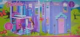 Barbie Townhouse & Dolls Playset w 2 Dolls (2008 Mattel Canada)