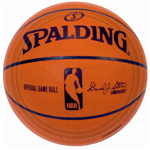 Spalding® Basketball Dinner Plates Pkg/18
