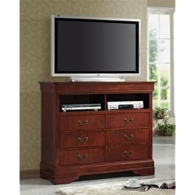 Louis Philippe TV Dresser by Coaster Furniture