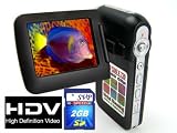 SVP T100-Black 16MP Max. True HD Camcorder with 2.4 LCD (SVP 2GB High Speed Memory Card Included)