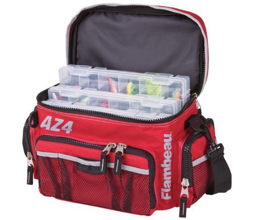 Flambeau Tackle Top Load Soft Side-New Cosmetics Tackle Station (Red, Small)