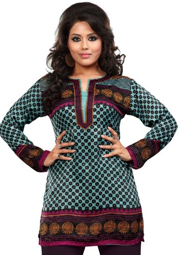 Maple ClothingWomen's Indian Tunic Top Kurti Kurta India Clothes
