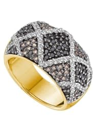 1.50CTW COGNAC DIAMOND LADIES FASHION BAND