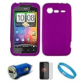 Purple Premium Soft Rubberized Silicone Skin Cover for Verizon Wireless New ....