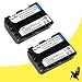Two Halcyon 2200 mAh Lithium-Ion Extended Replacement Batteries for Sony NP-FM500H for Sony Alpha SLT-A58, SLT-A57, Sony Alpha SLT-A65, Sony Alpha SLT-A77, Sony Alpha SLT-A99 Digital SLR Cameras
