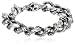 Men's Stainless Steel Skull Curb Bracelet, 8.5