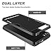 SPARIN BLU Advance 5.0 Case, [Anti Scratch] [Refined] [Shock Absorption] TPU+PC Case for BLU Advance 5.0, Dual layers, Black
