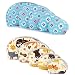 UberLyfe Cream Kitten Motif and Light Blue Floral Print Multipurpose Pouch or Purse for Women - Combo of 10 (PU-001088-94-COMBO) RS.399.00