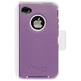 OtterBox Universal Defender Case for iPhone 4 (Purple Silicone & White Plastic)