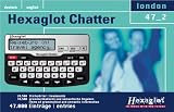 HEXAGLOT® Chatter London 47_2 - 2-Sprachen Translator mit 47.000 Einträgen /// Gerät ist NEU und UNGEBRAUCHT in verschweißter ORIGINALVERPACKUNG. /// DEUTSCH - ENGLISCH