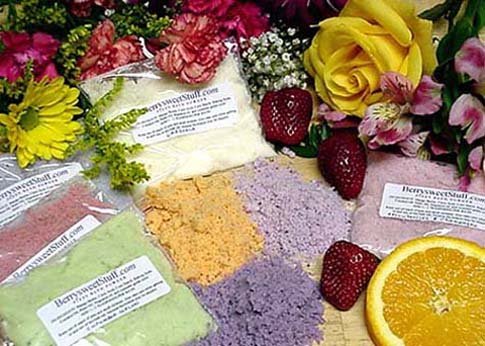 10 Herbal Fresh Handmade Bath Fizzy Powders BERRYSWEETSTUFF.COM