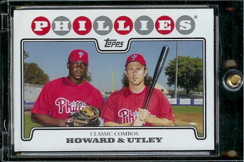 Buy 2008 Topps Baseball Cards # 98 Ryan Howard Chase Utley - Philadelphia Phillies - MLB Baseball... by Topps