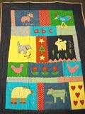 ANIMAL WORLD BABY QUILT