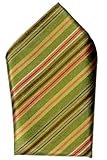 Green Stripes Silk Handkerchief