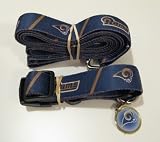 St. Louis Rams Pet Accessories Set - Small (6' Leash, Collar, and ID Tag)